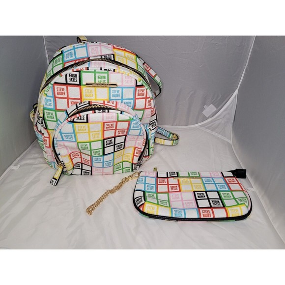 Steve Madden Backpack Wristlet Multi Bjordan